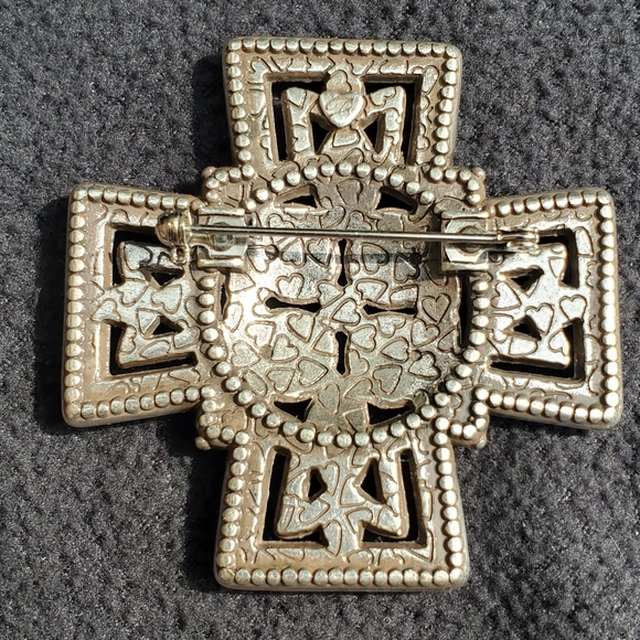 Brighton Silver Celtic Knot Brooch - Picture 2 of 2